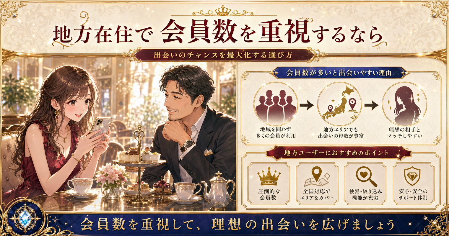 地方在住で会員数を重視するなら