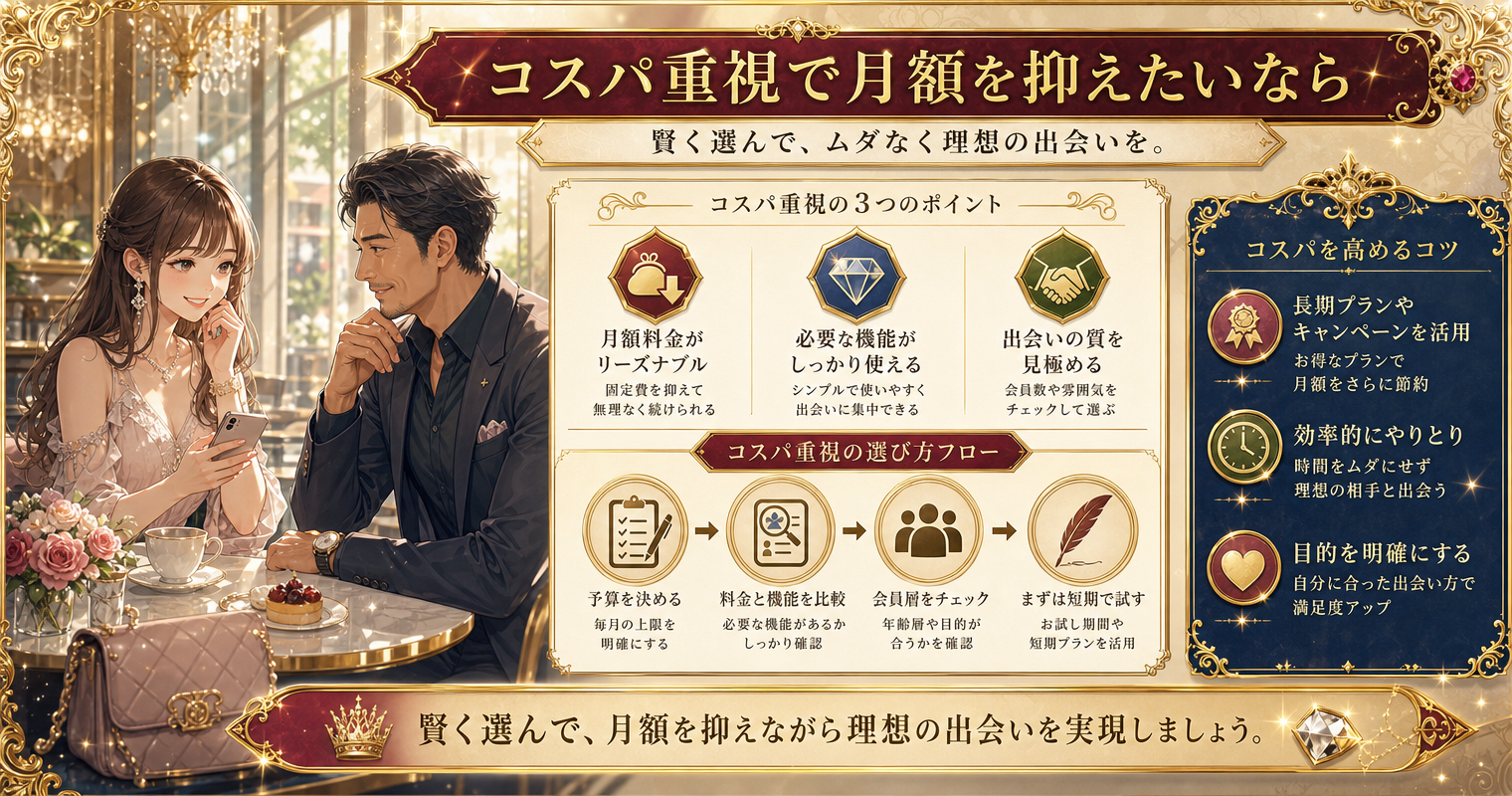コスパ重視で月額を抑えたいなら
