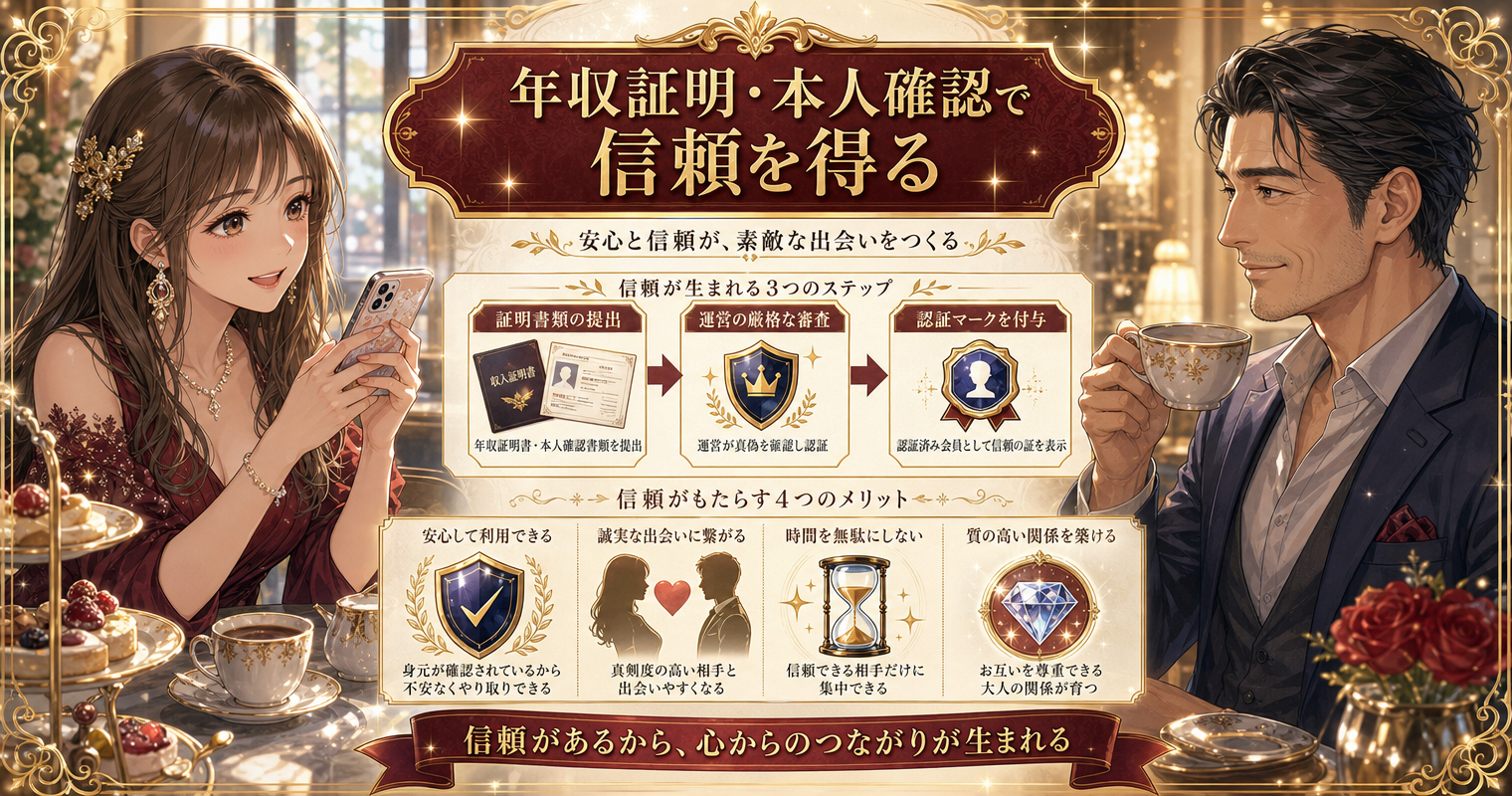 年収証明・本人確認で信頼を得る