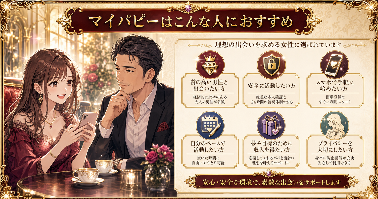 マイパピーはこんな人におすすめ