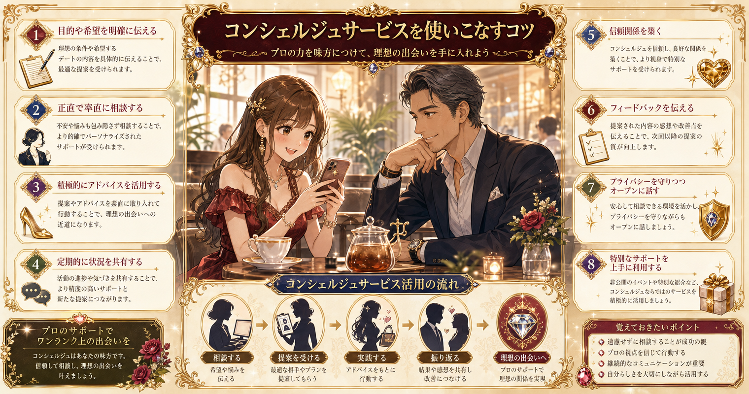 コンシェルジュサービスを使いこなすコツ