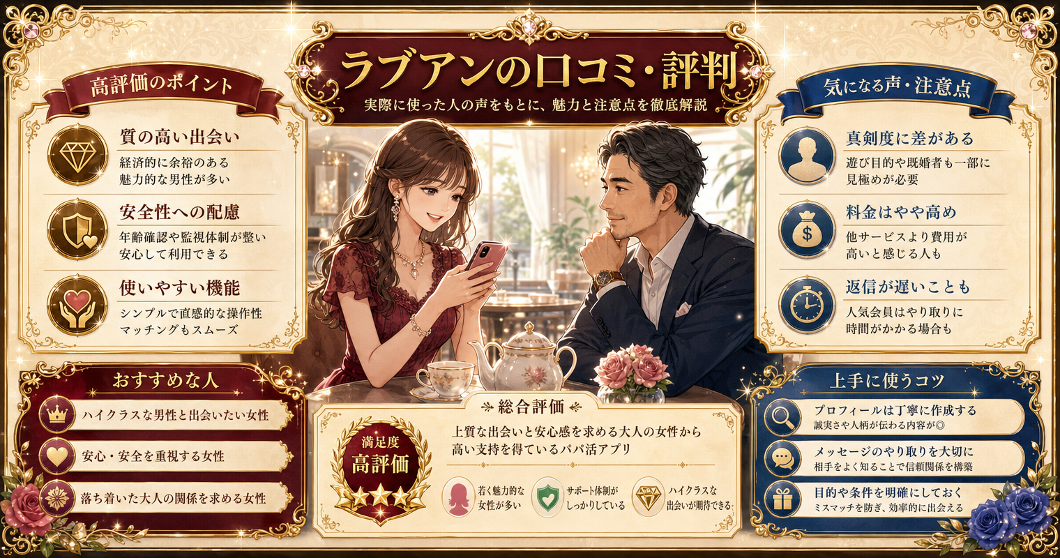 ラブアンの口コミ・評判