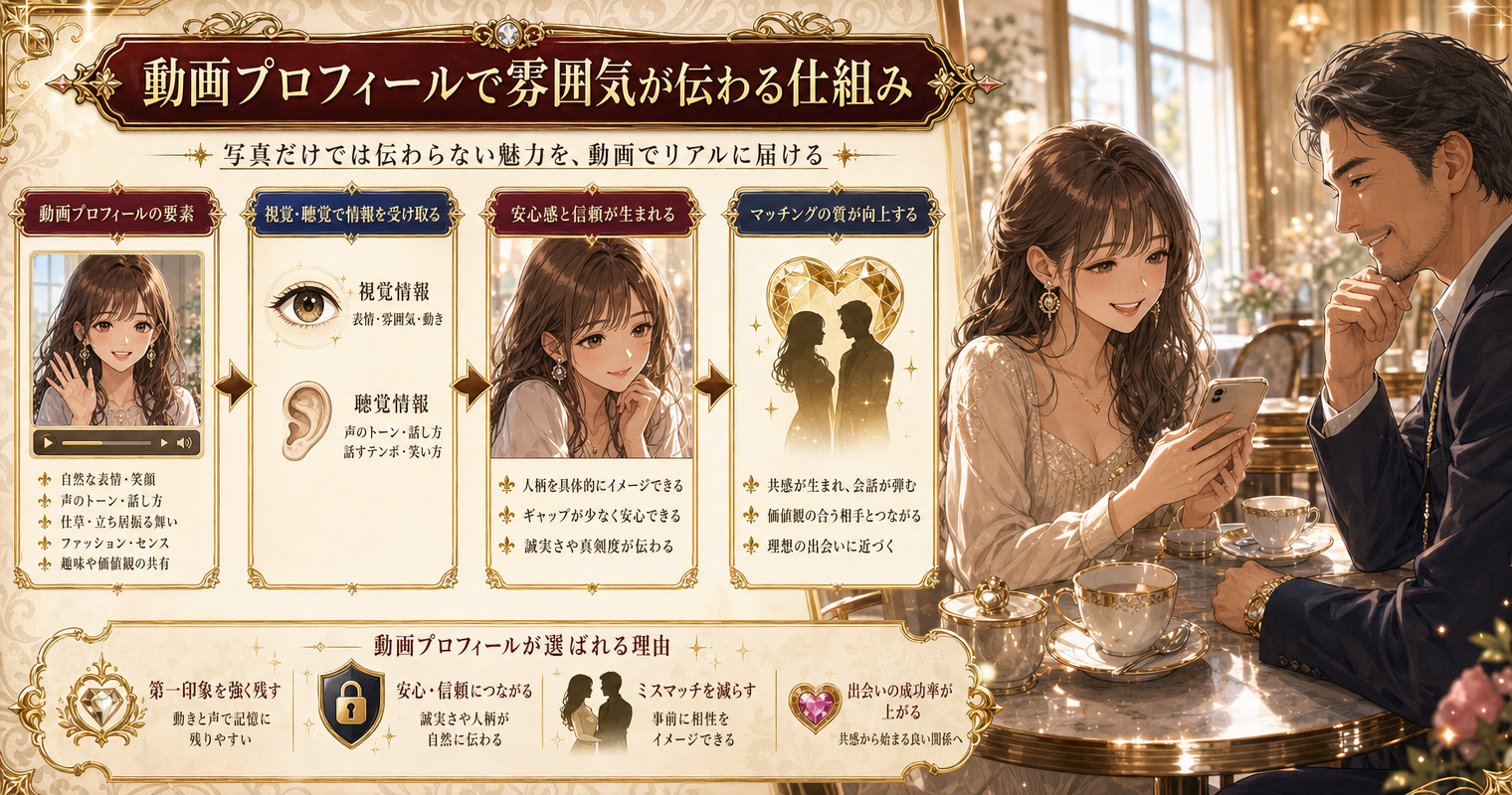 動画プロフィールで雰囲気が伝わる仕組み