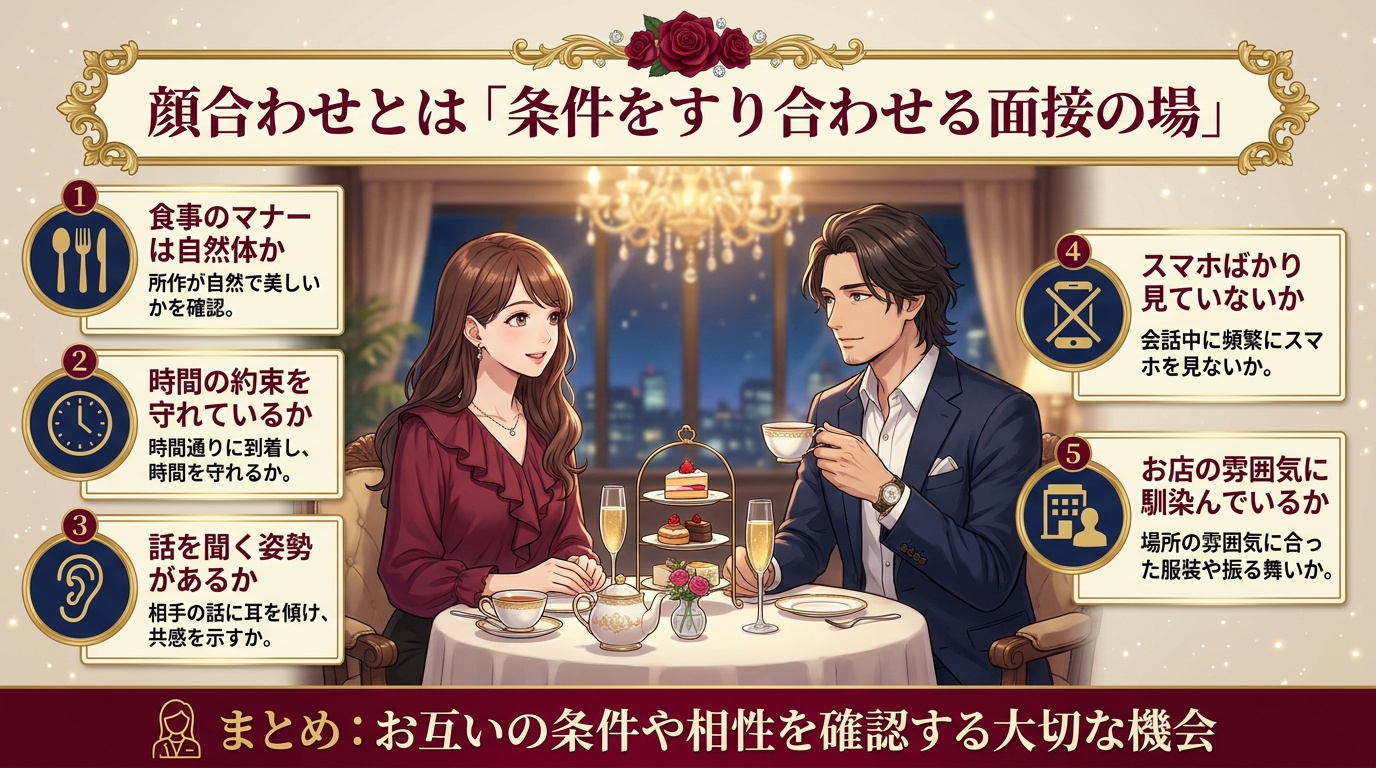 顔合わせとは「条件をすり合わせる面接の場」