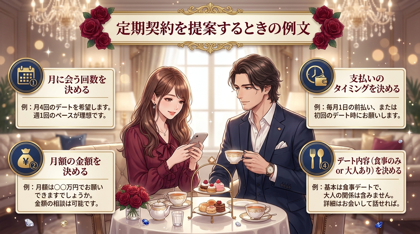 定期契約を提案するときの例文