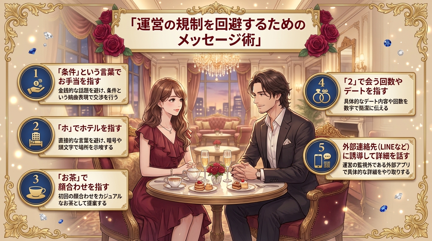 運営の規制を回避するためのメッセージ術