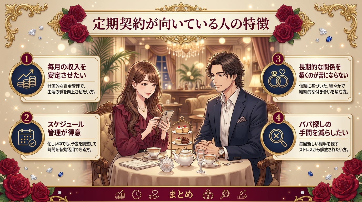 定期契約が向いている人の特徴