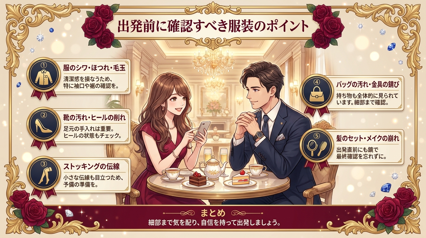 出発前に確認すべき服装のポイント