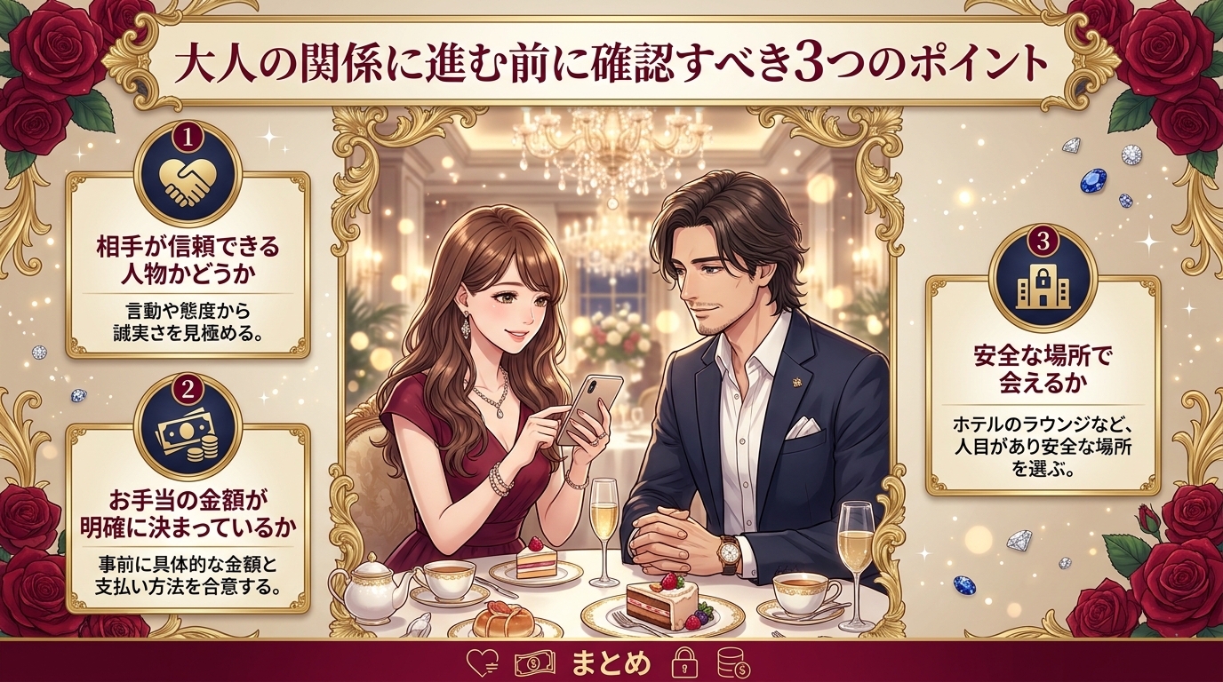 大人の関係に進む前に確認すべき3つのポイント