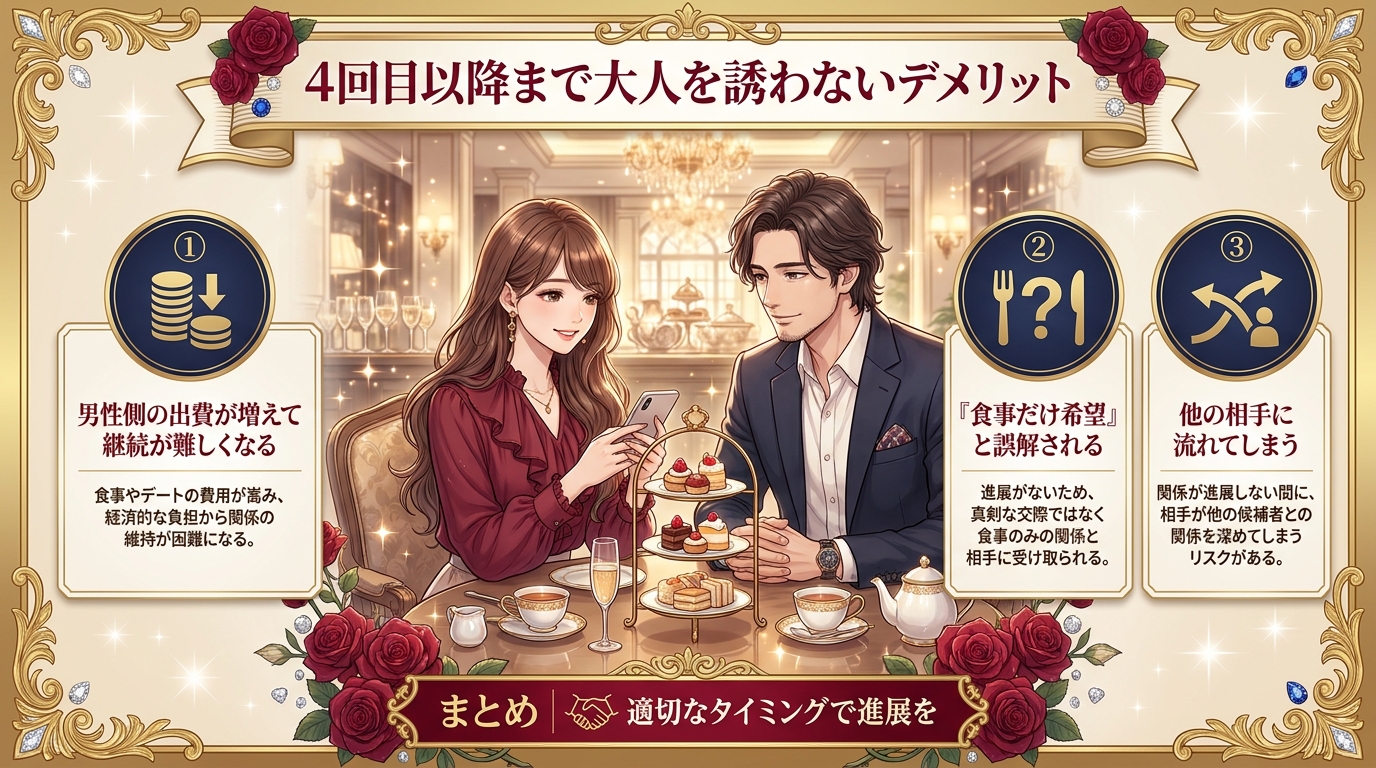 4回目以降まで大人を誘わないデメリット