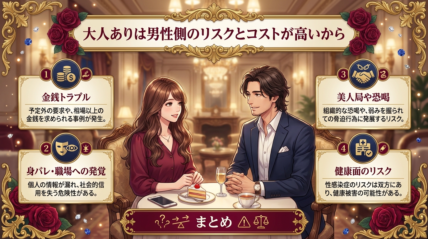 大人ありは男性側のリスクとコストが高いから