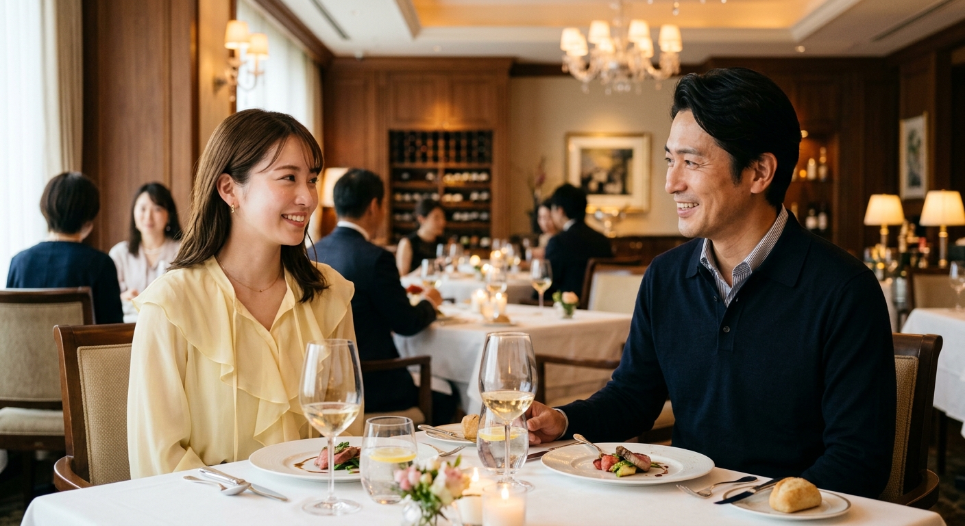 パパ活で食事から大人に進む具体的な手順と誘い方