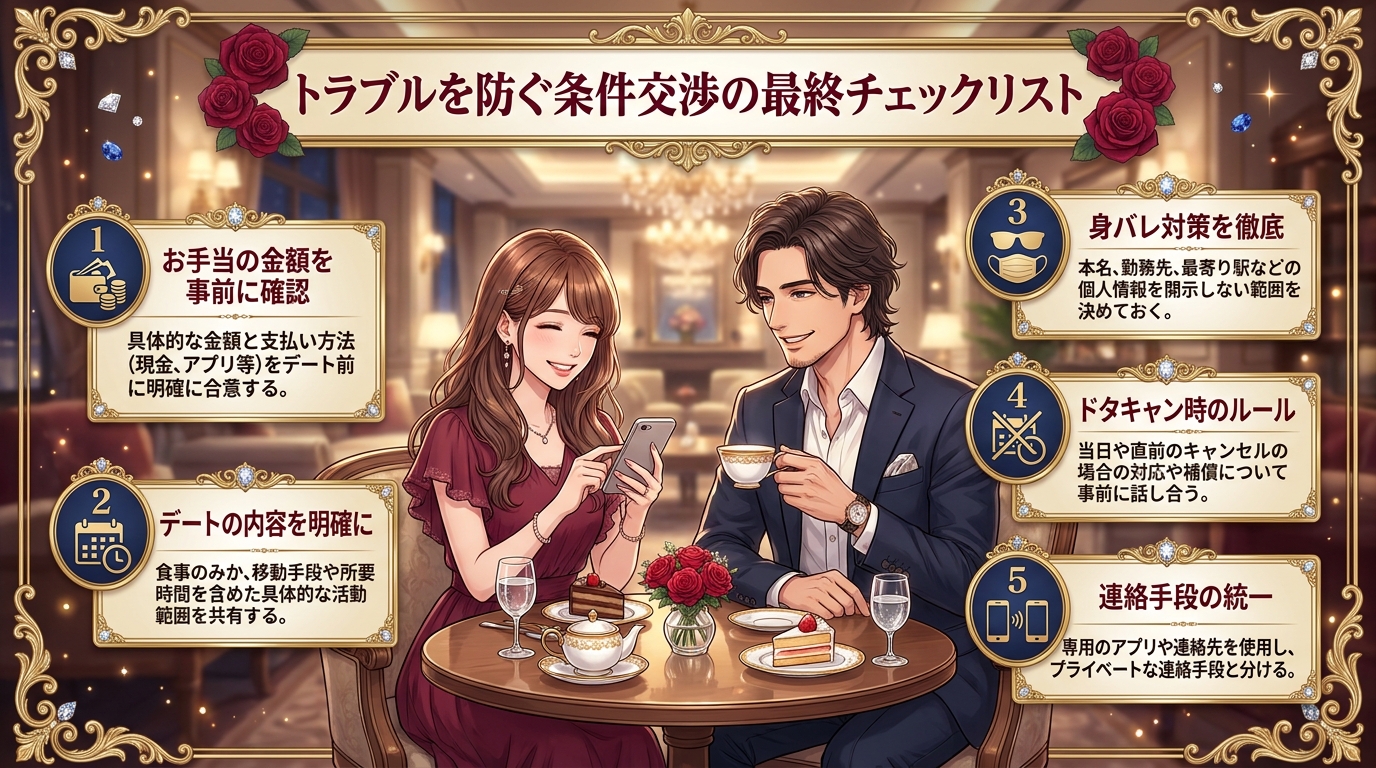 トラブルを防ぐ条件交渉の最終チェックリスト